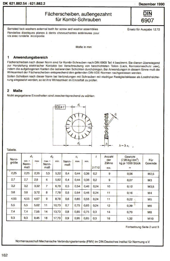  DIN 6907